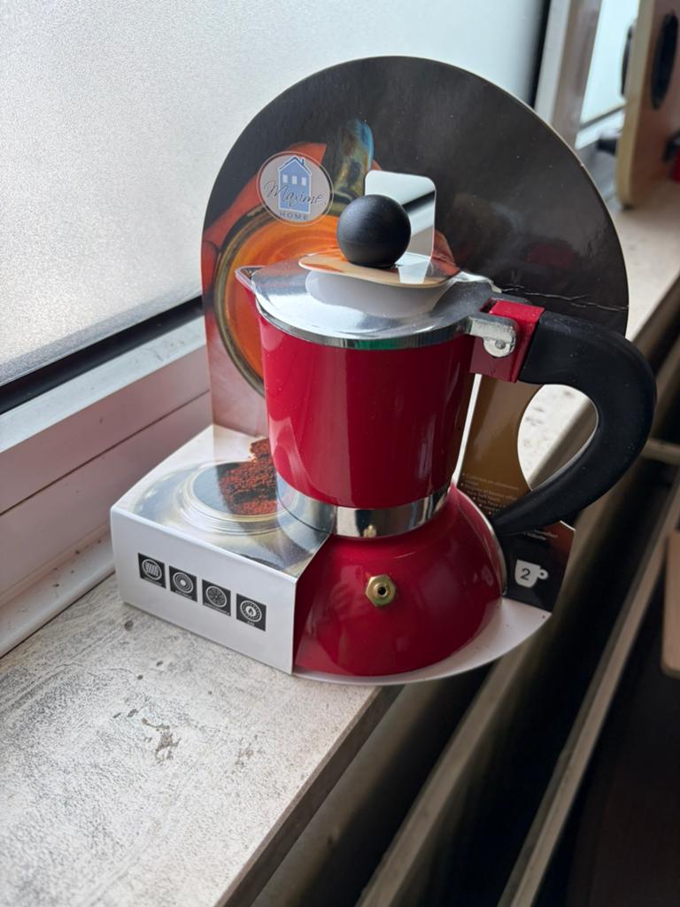 Moka Pot Espresso 2 personen, Ophalen of Verzenden, Espresso apparaat