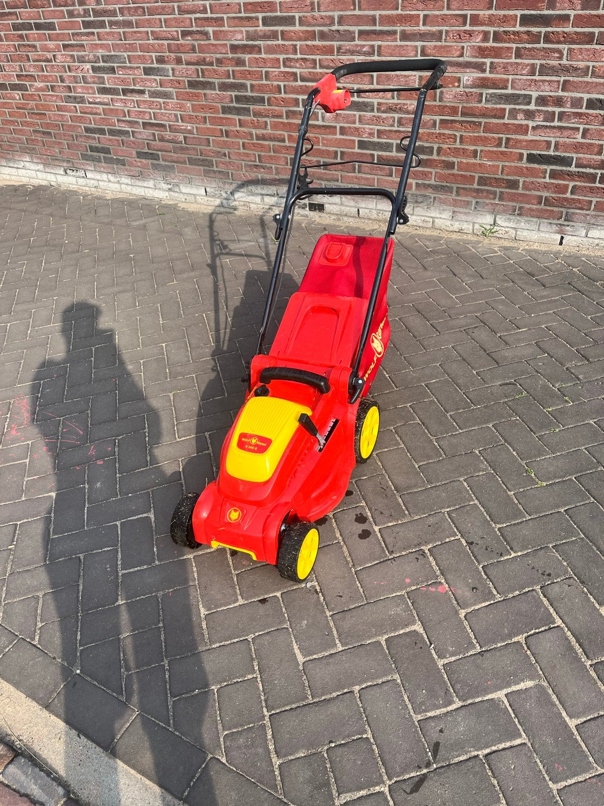 Wolf-Garten A 340 E elektrische grasmaaier, Tuin en Terras, Grasmaaiers, Ophalen, Cirkelmaaier, Gebruikt, Elektrische grasmaaier