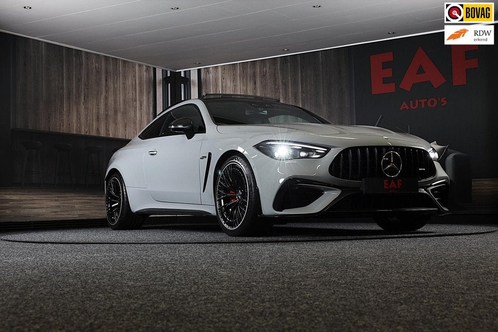 Mercedes-Benz CLE Coupé AMG 53 4MATIC+ / Performance Stoele, Auto's, Mercedes-Benz, Automaat, Gebruikt, Zwart, 4 stoelen