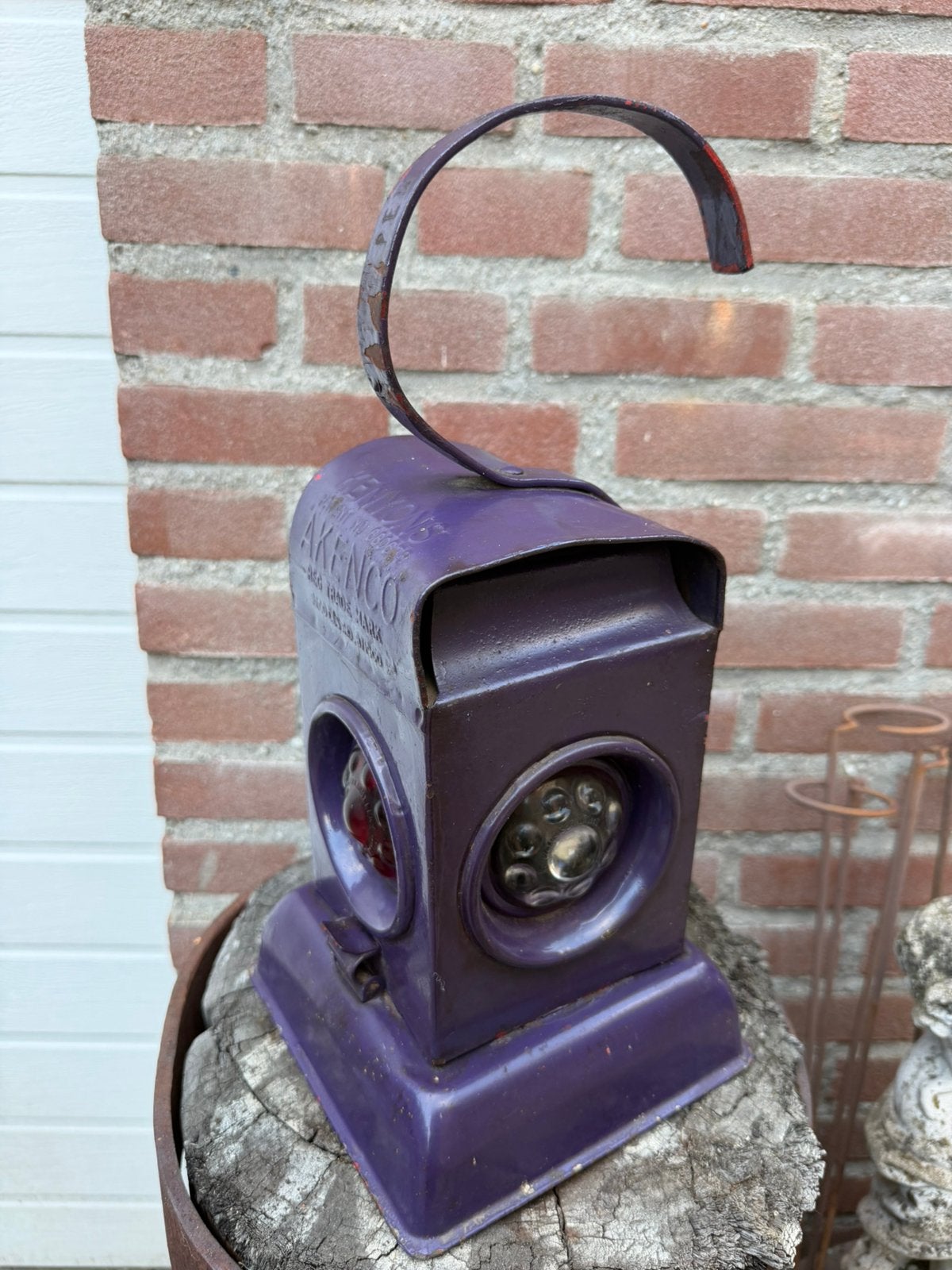 Seinlamp akenco, Ophalen of Verzenden, Gebruikt
