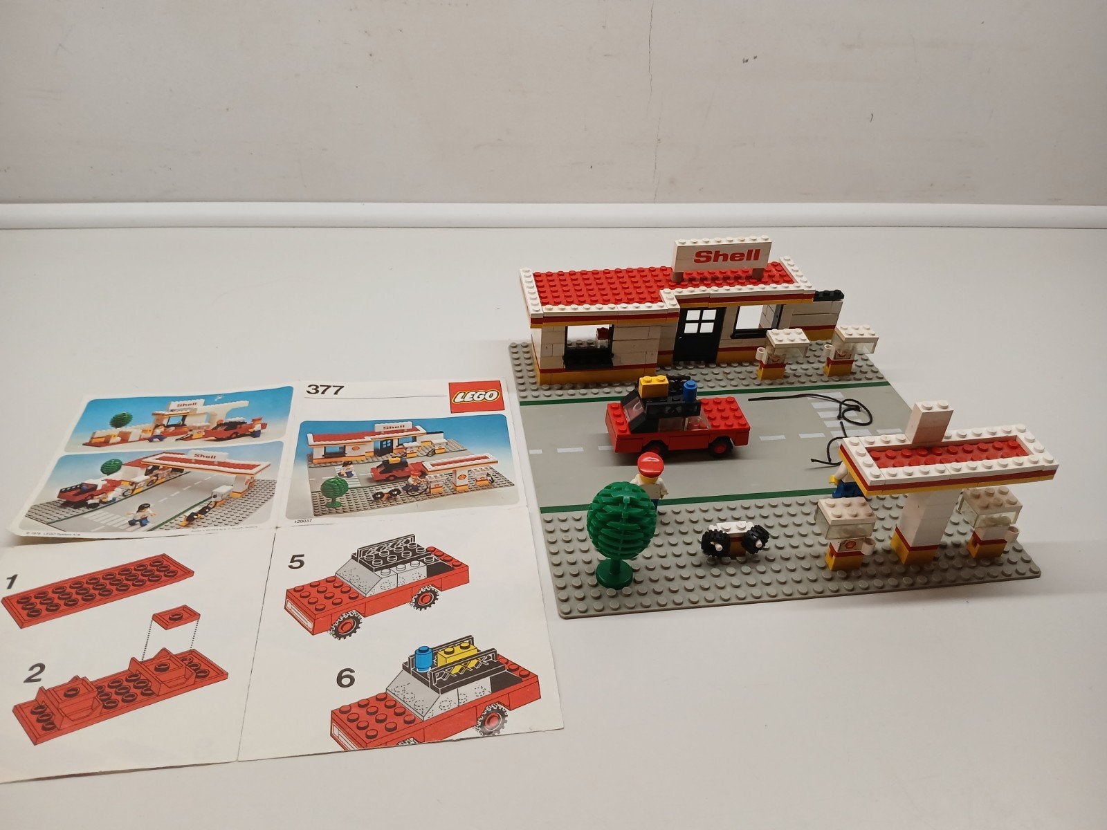 vintage lego 377 shell service station, Ophalen of Verzenden