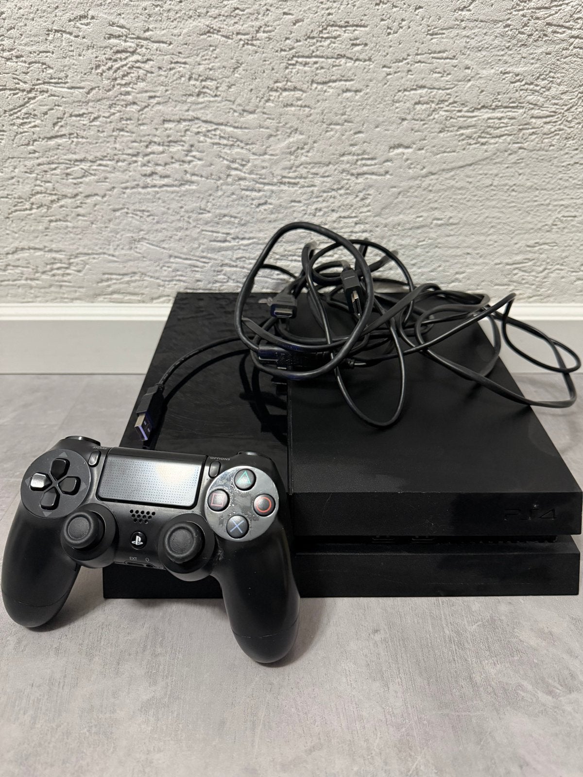 PS4 met controller, 500 GB, Ophalen of Verzenden, Zo goed als nieuw, Met 1 controller