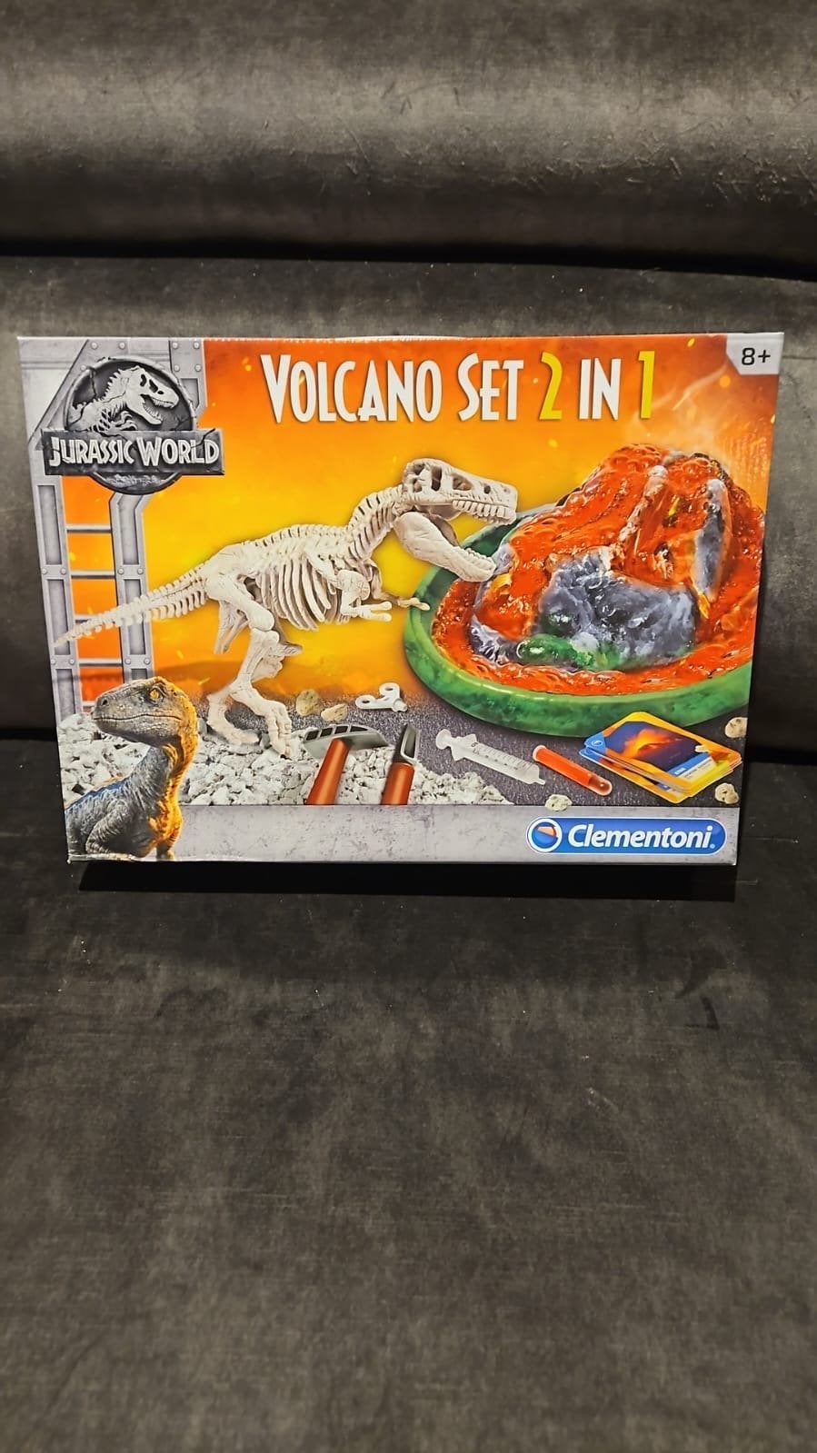 Jurassic World Vulkaan Set 2-in-1 Clementoni, Ophalen, Nieuw, Knutselen