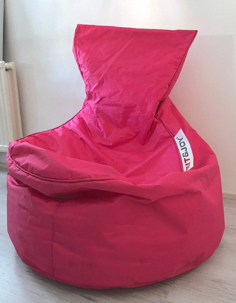 Zitzak Sit & Joy, Roze, Ophalen, Gebruikt, Roze, Zitzak