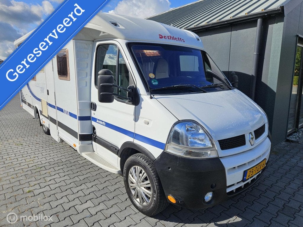 Dethleffs RT 7014 Half-integraal ☆Enkele bedden, Airco☆, Overige merken, Luifel, Bedrijf, Half-integraal