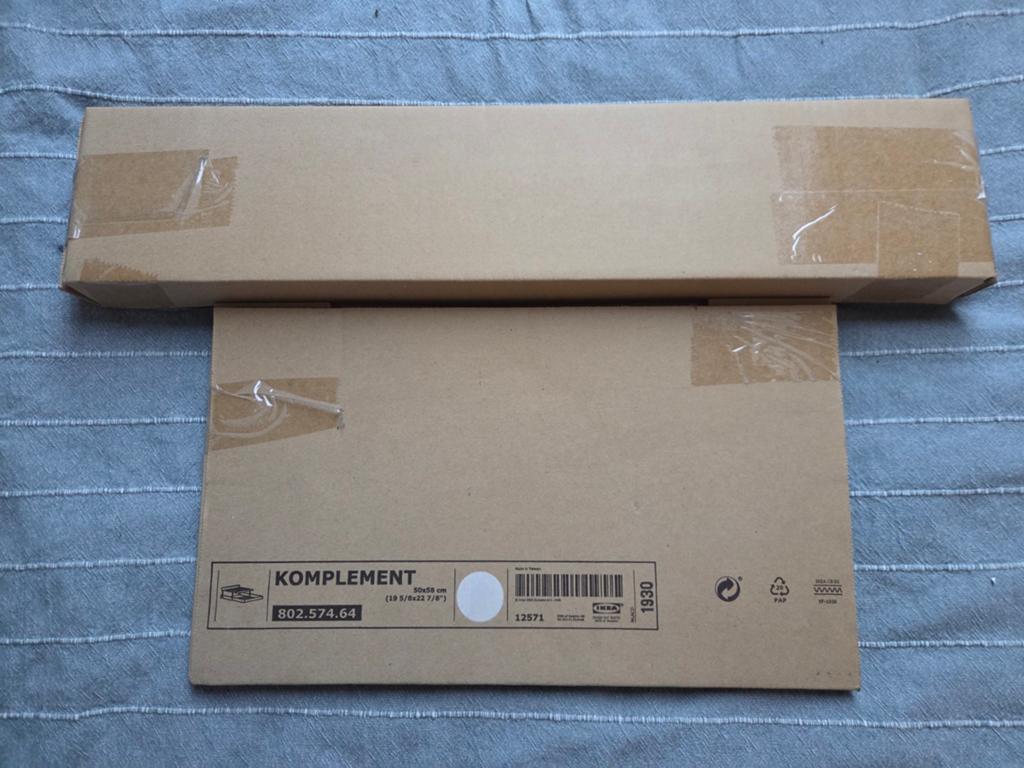 IKEA komplement wit 50x58, Ophalen, 1 of 2 laden, Nieuw, 50 tot 100 cm