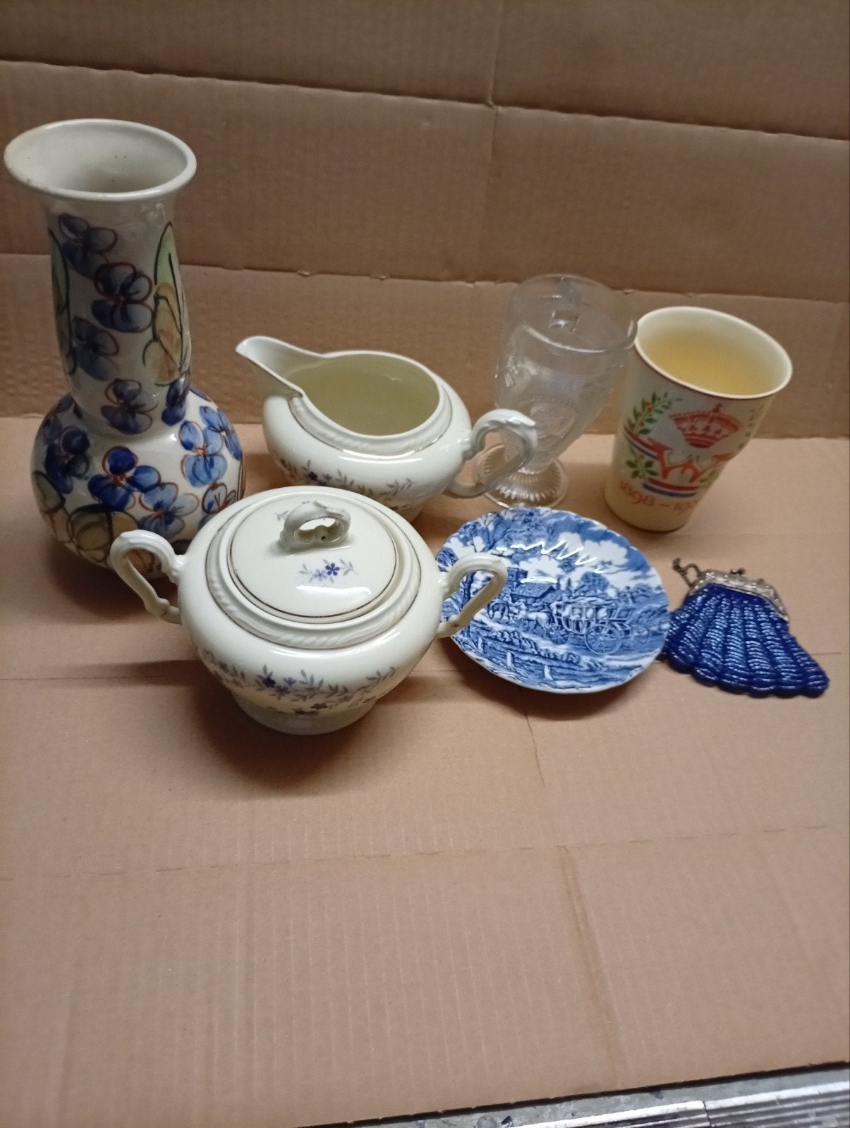 Diverse Antieke en Vintage Collectie: Servies,  Port, Ophalen