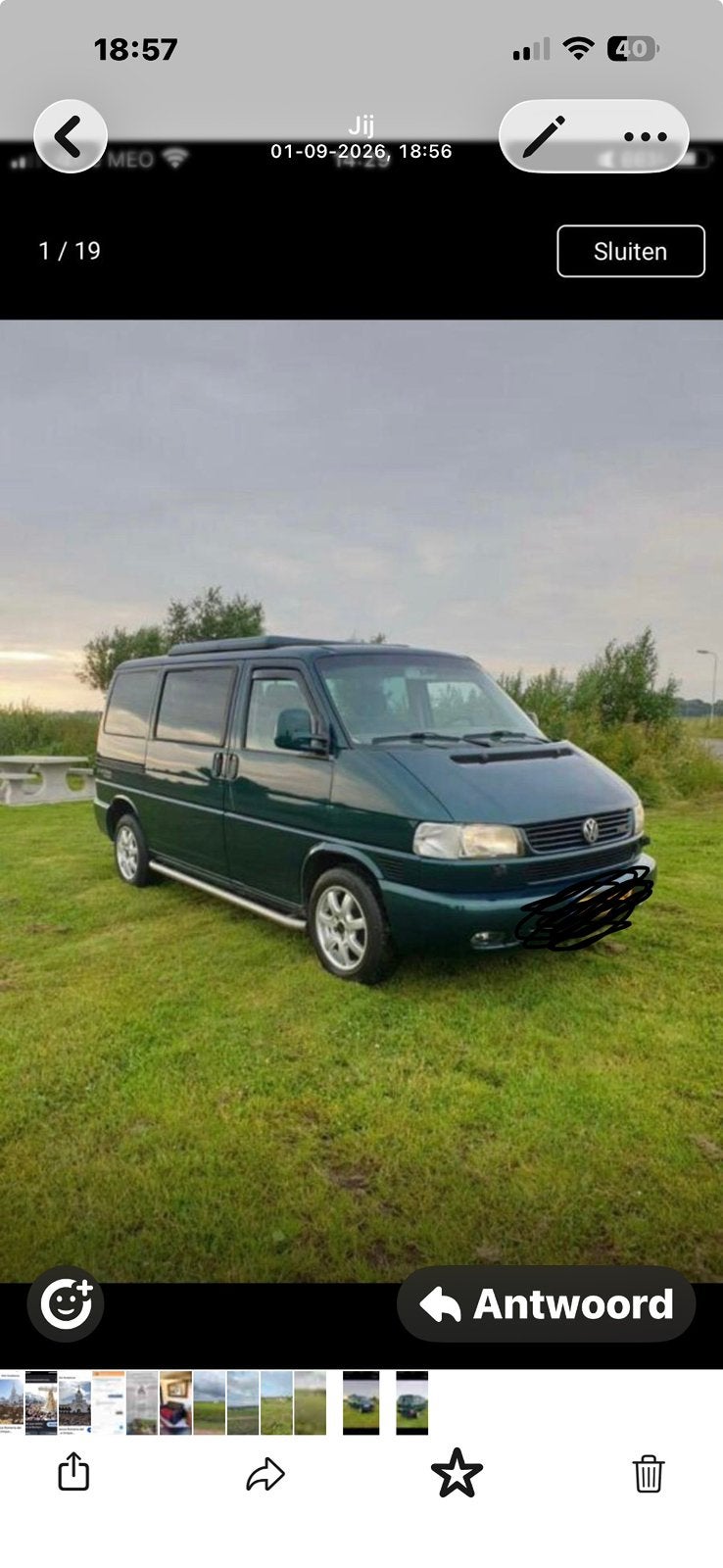 Side bars VW T 4, Ophalen