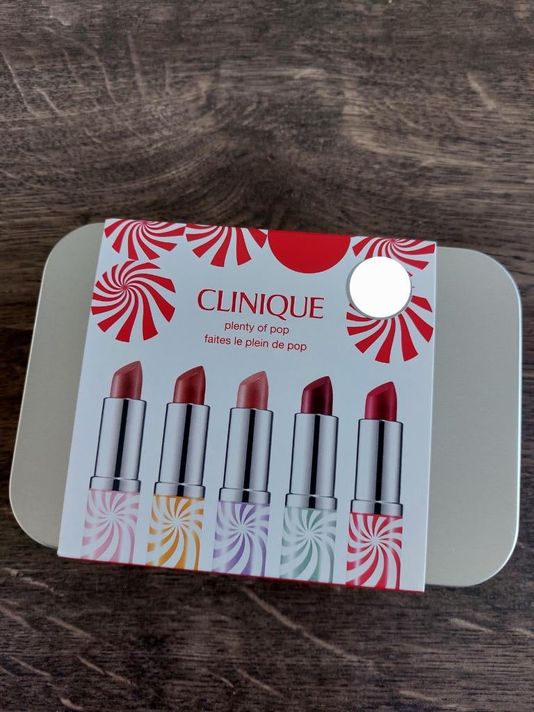 Clinique Lippenstift Set - Plenty of Pop, Nieuw, Ophalen of Verzenden, Make-up, Overige kleuren