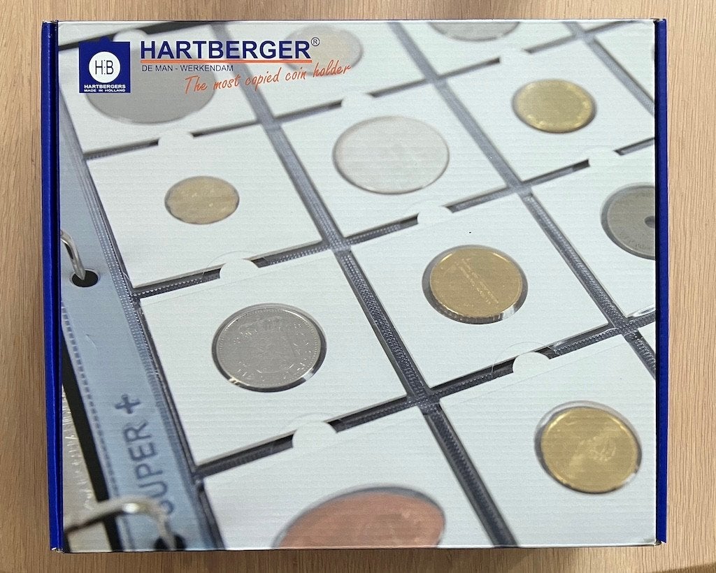 Hartberger GMS munten album van Koningin Juliana, Ophalen of Verzenden, Koningin Juliana