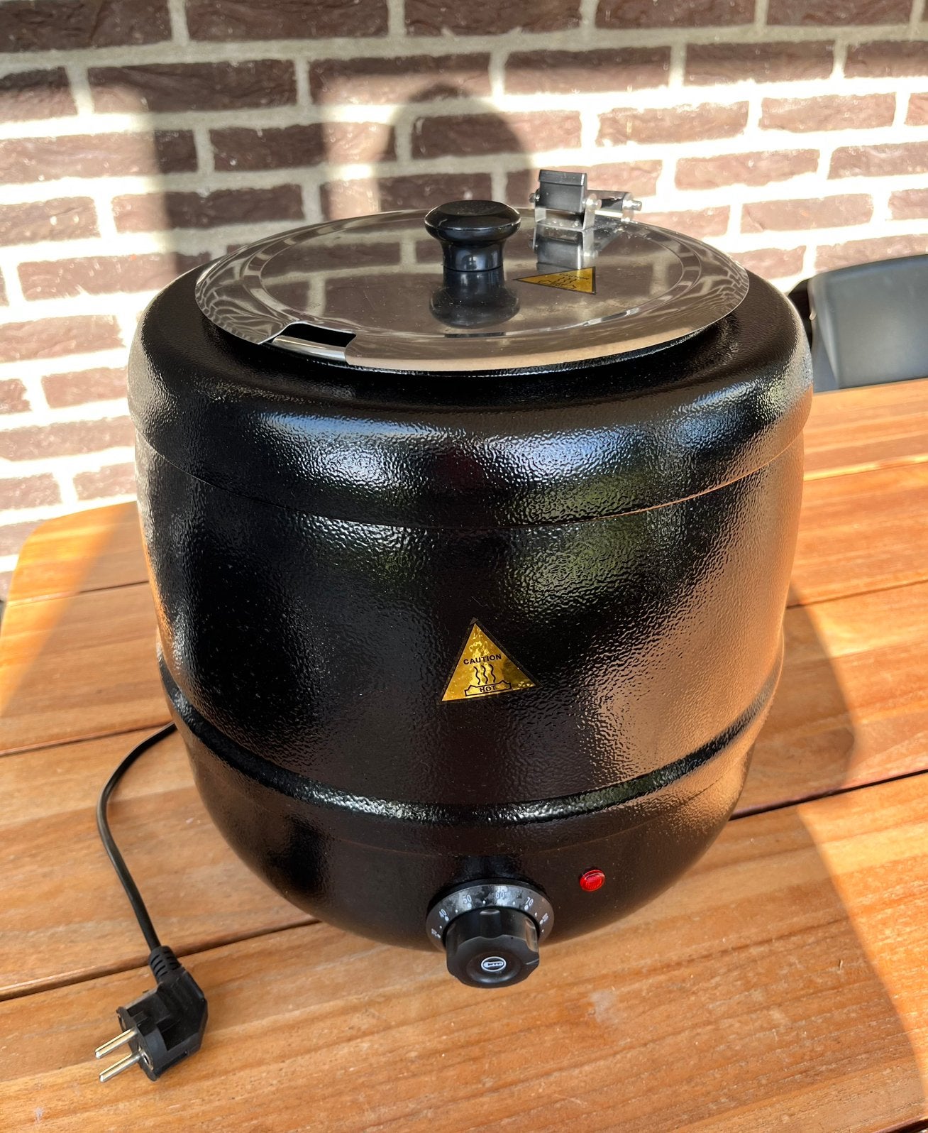 Soepketel warmhoudketel 10 liter, Overige typen, Nieuw, Ophalen of Verzenden, Zwart