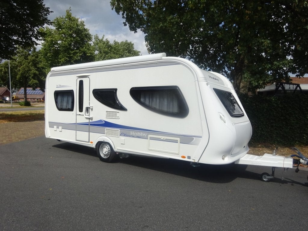Hobby LaVita 495 UL Met Vaste Luifel+Mover, Rondzit, Hobby, Schokbreker, Bedrijf