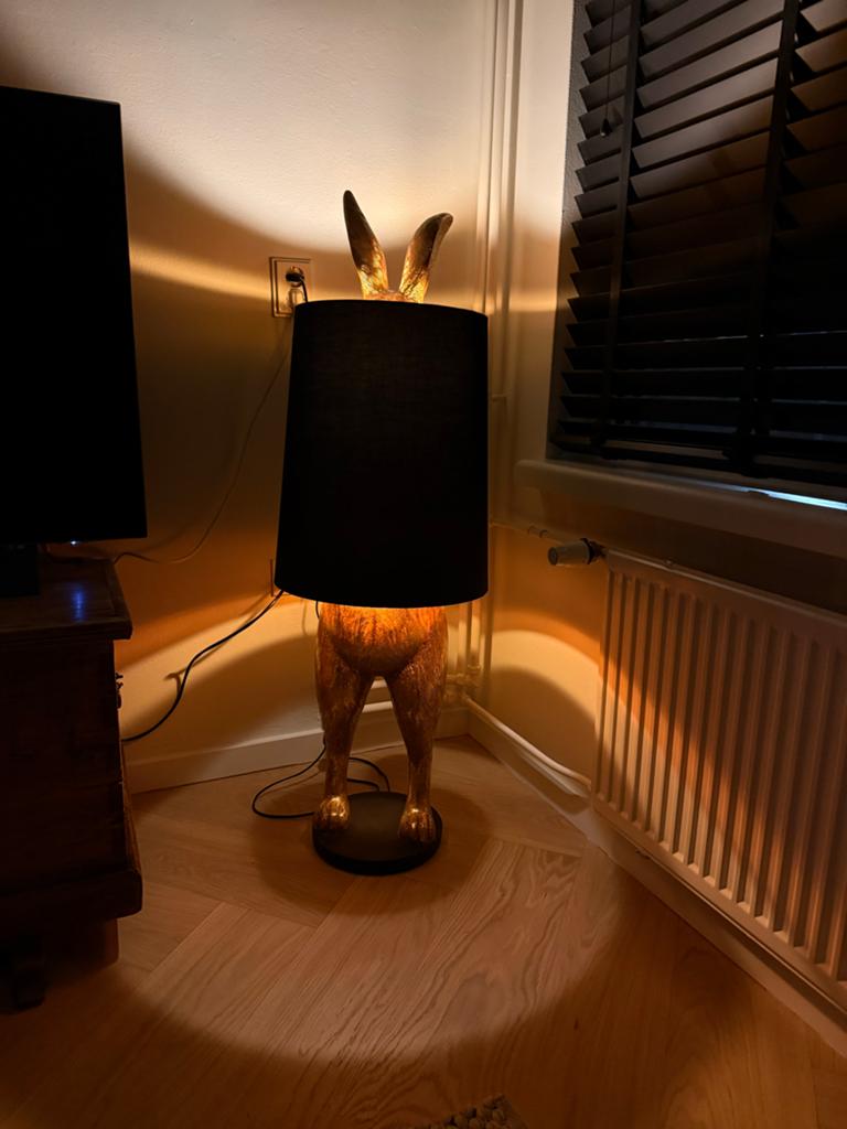 Konijnenlamp 117 cm - Excentrieke Vloerlamp, Ophalen of Verzenden, Zo goed als nieuw