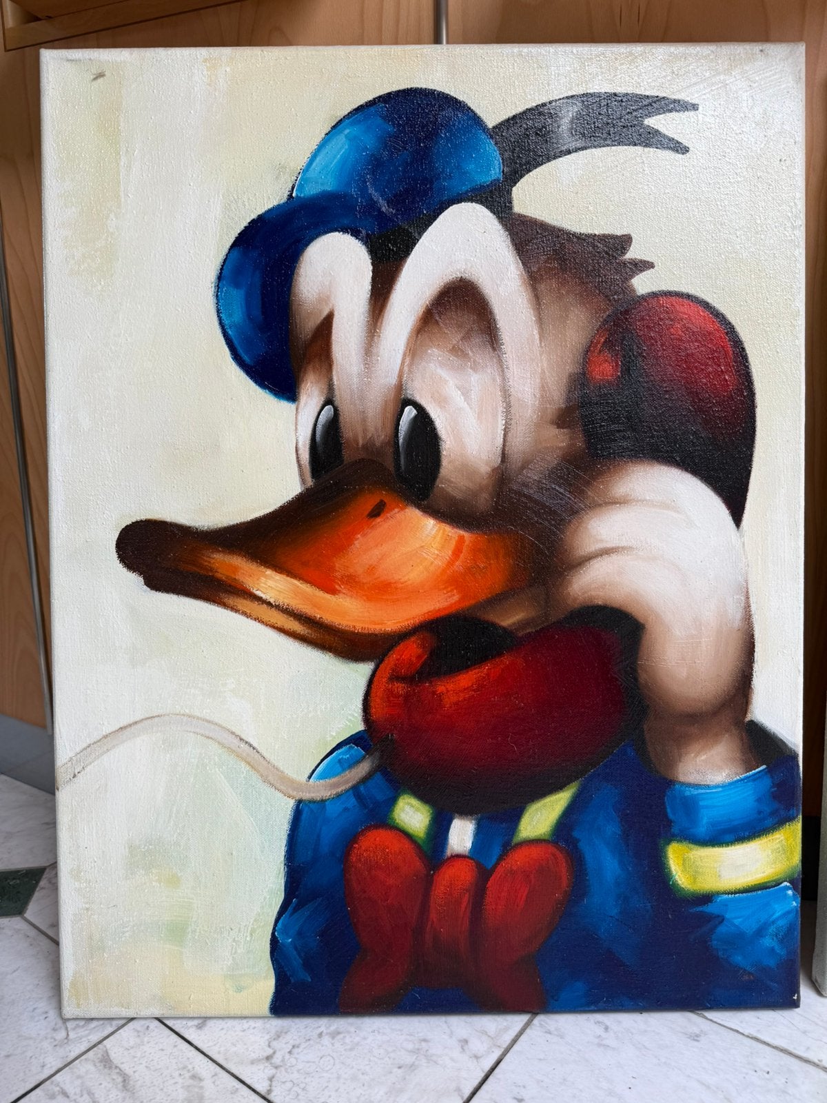 Donald Duck 3 delig telefoonset kantoor, Ophalen