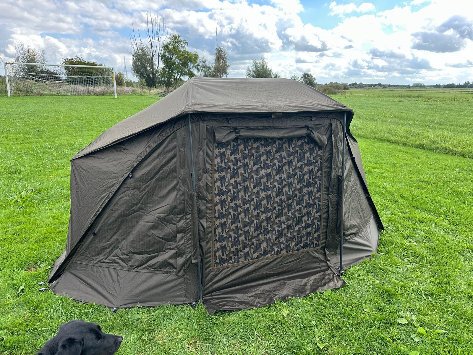 Avid carp HQ dual layer brolly system karpertent, Watersport en Boten, Ophalen of Verzenden, Zo goed als nieuw, Overige typen
