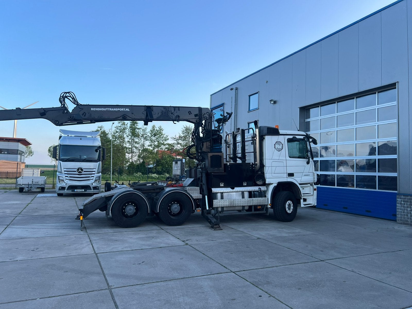 HIAB Jonsered 2850 bosbouwkraan, Ophalen, Gebruikt, Overige merken, Overige Auto-onderdelen