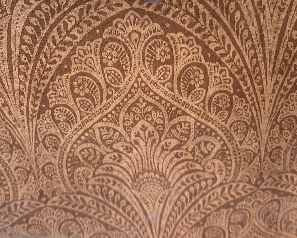 Rasch Vliesbehang met Barok Patroon - Bruin/Goud, Ophalen, Ornamentaal, Bruin, Rasch