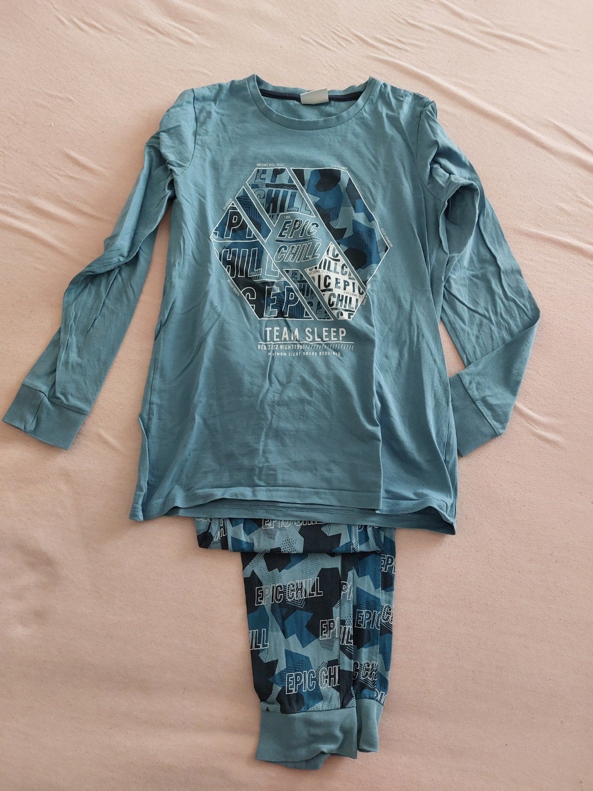 Pyjama's voor jongens - 4 stuks, maat 170, Nacht- of Onderkleding, C&A, Ophalen of Verzenden, Zo goed als nieuw