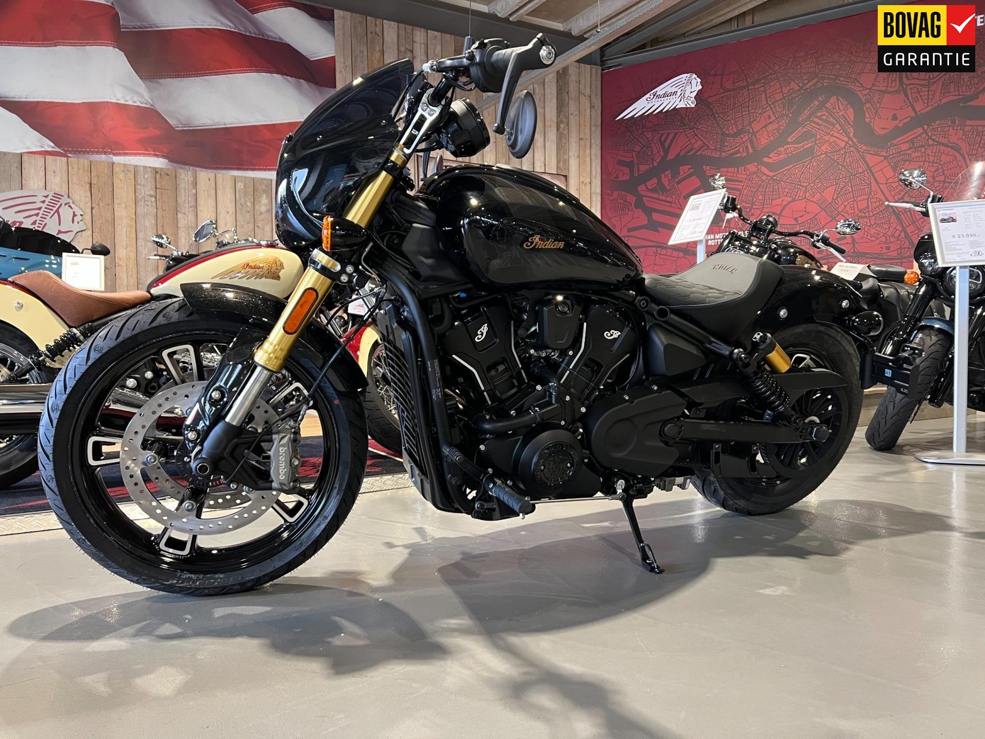 Indian Chopper SCOUT 101 2026, Curieweg 6a
2408 BZ  Alphen aan den Rijn, NL, Traction Control, Chopper, Bedrijf