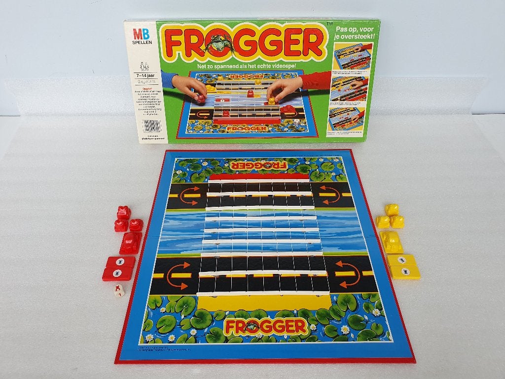 Gezelschapsspel Frogger (MB, Sega, 1982), Ophalen of Verzenden, Gebruikt, MB
