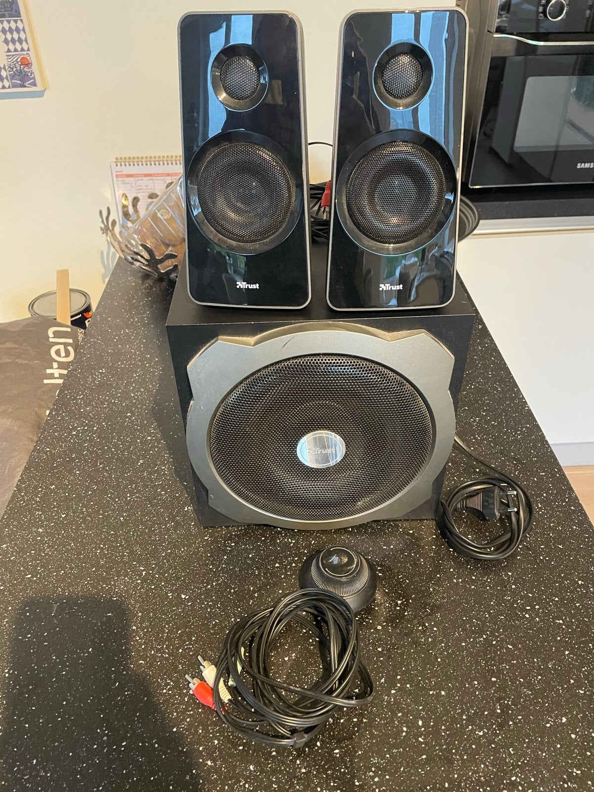 Trust Stereo Speakerset, Gebruikt, Speakerset, AUX-ingang, Minder dan 60 watt