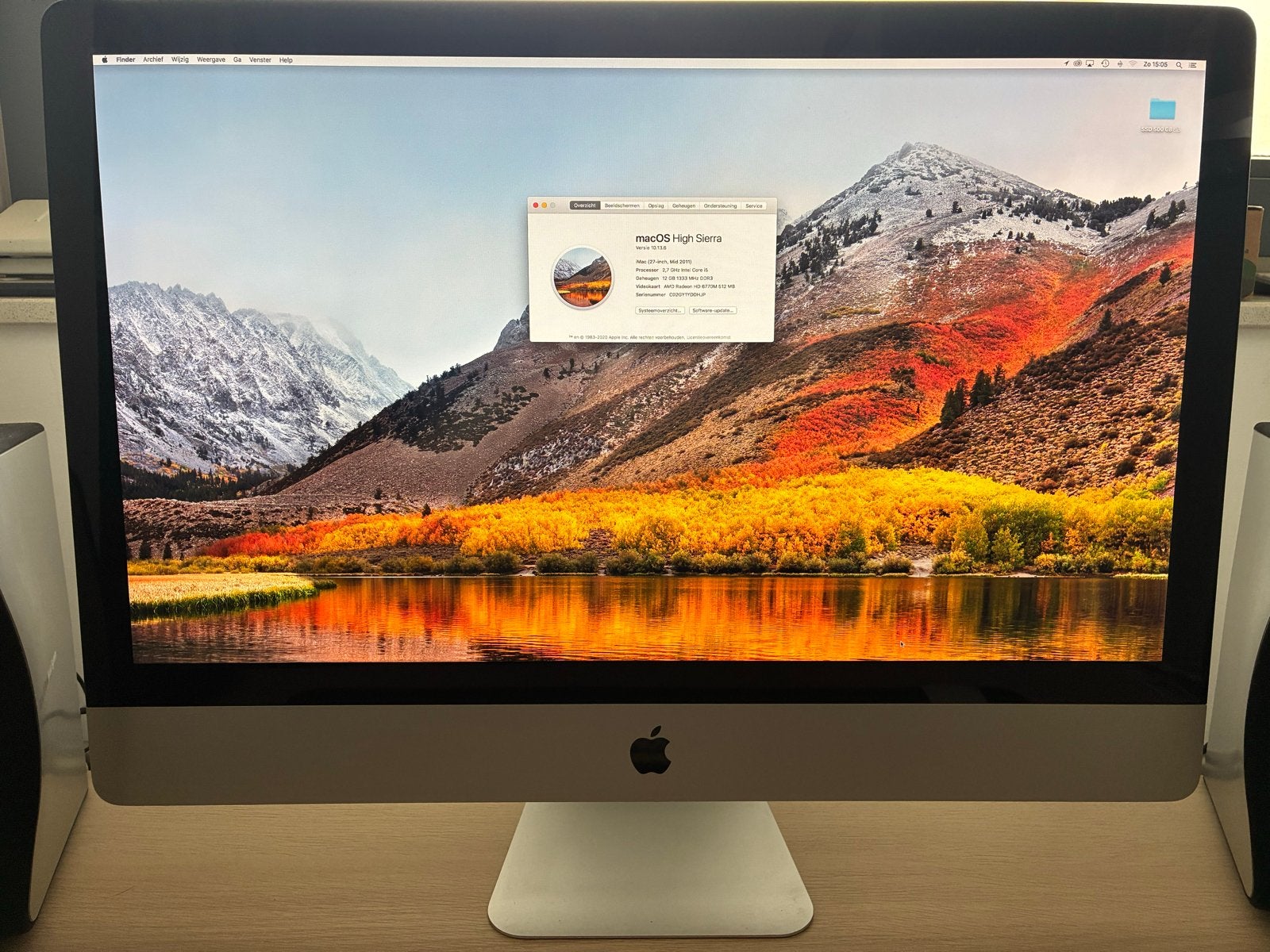 Apple iMac 27-inch (Mid 2011) - 12GB RAM, 500GB SSD, Computers en Software, Apple Desktops, Ophalen, 2 tot 3 Ghz, IMac, 512 GB
