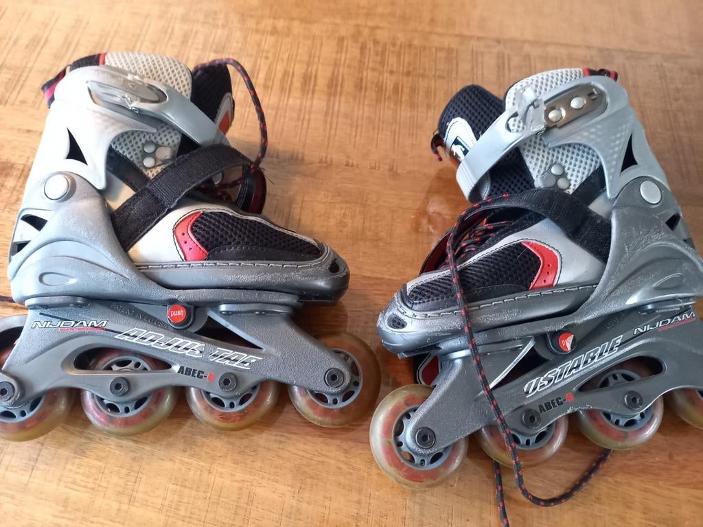 Nijdam verstelbare skeelers maat 30-33, Overige merken, Kinderen, Ophalen of Verzenden, Inline skates 4 wielen