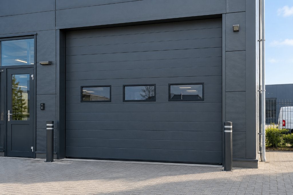 Overheaddeur/iso40  RAL 7016 op maat, Ophalen, Overige typen, Nieuw, Metaal