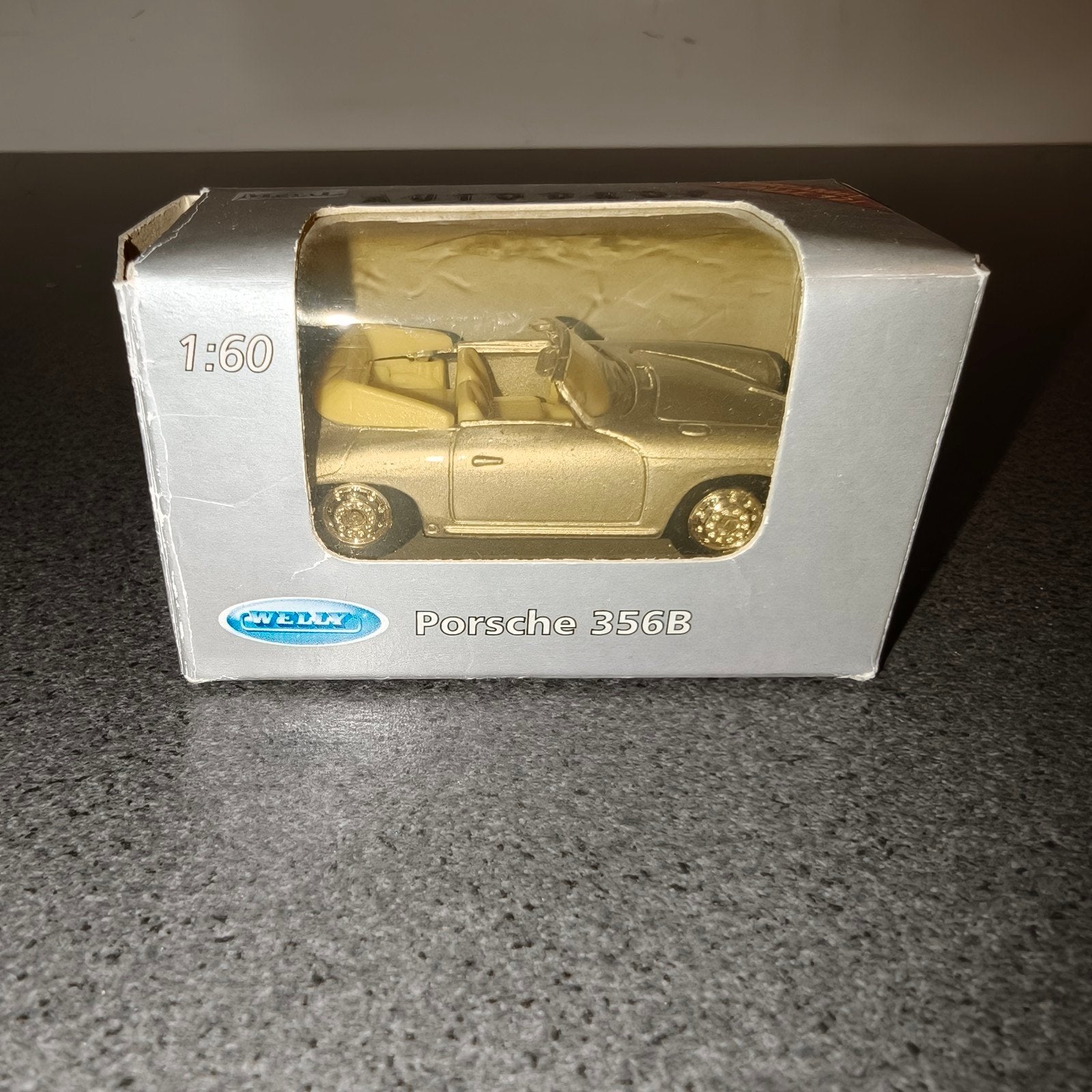 Welly Porsche 356B 1:60 modelauto - Autodrop actie, Ophalen of Verzenden, Nieuw, Auto