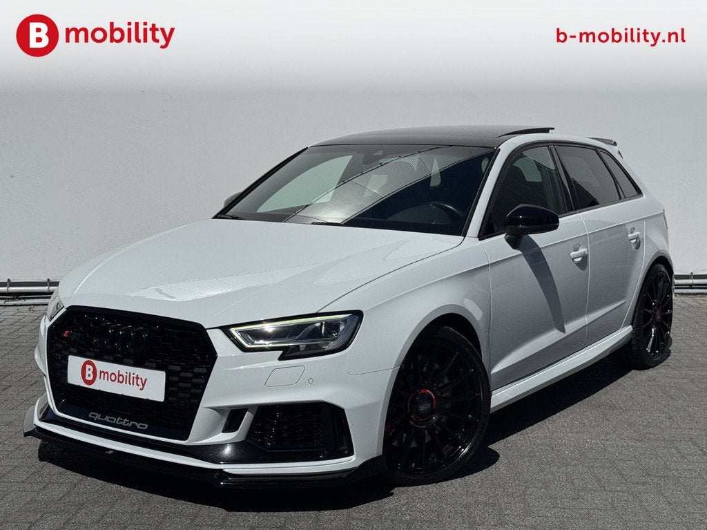 Audi A3 Sportback 2.5 TFSI RS3 quattro Facelift RS-Sportstoe, Auto's, Audi, Automaat, Gebruikt, 1505 kg, Wit