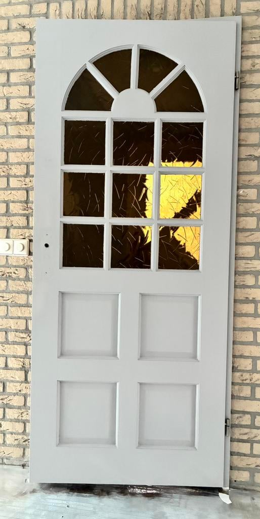 Opdek deur, 83 x 201, Ophalen, Zo goed als nieuw, Buitendeur, 200 tot 215 cm