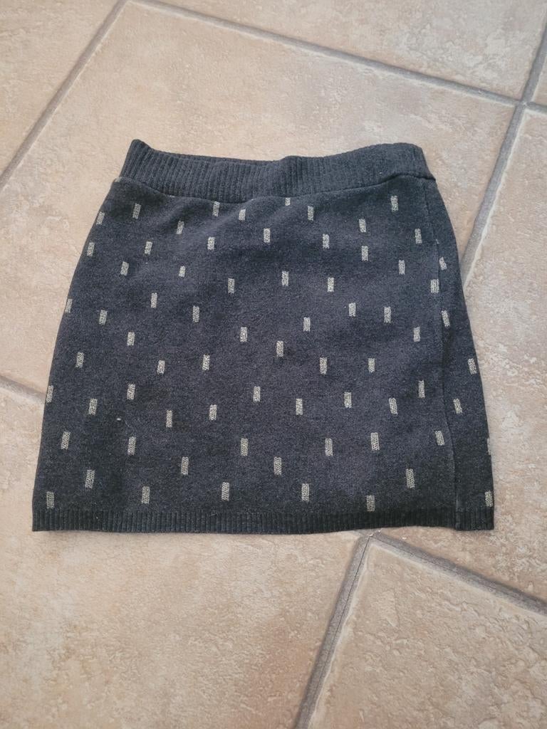 H&M rokje grijs met stippen, Ophalen of Verzenden, Zo goed als nieuw, Maat 34 (XS) of kleiner, Grijs