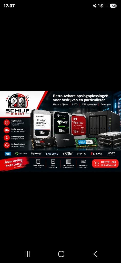 Western digital wd40efpx 4tb, Ophalen, Intern, Western Digital (WD), Info@schijfdirect.nl
