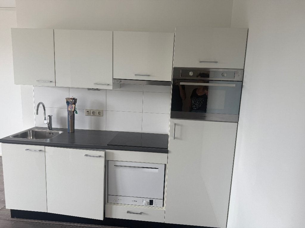 klein keukenblok hoogglans wit, Ophalen, Wit, Enkelwandige keuken, Kunststof