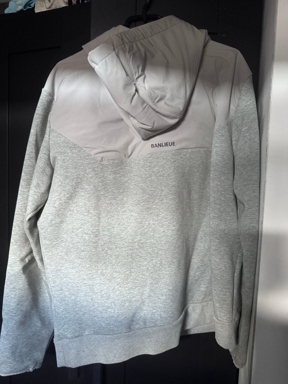 Banlieue Trainingspak - Grijs Hoodie met Halve Rits, Kleding | Heren, Verzenden, Zo goed als nieuw