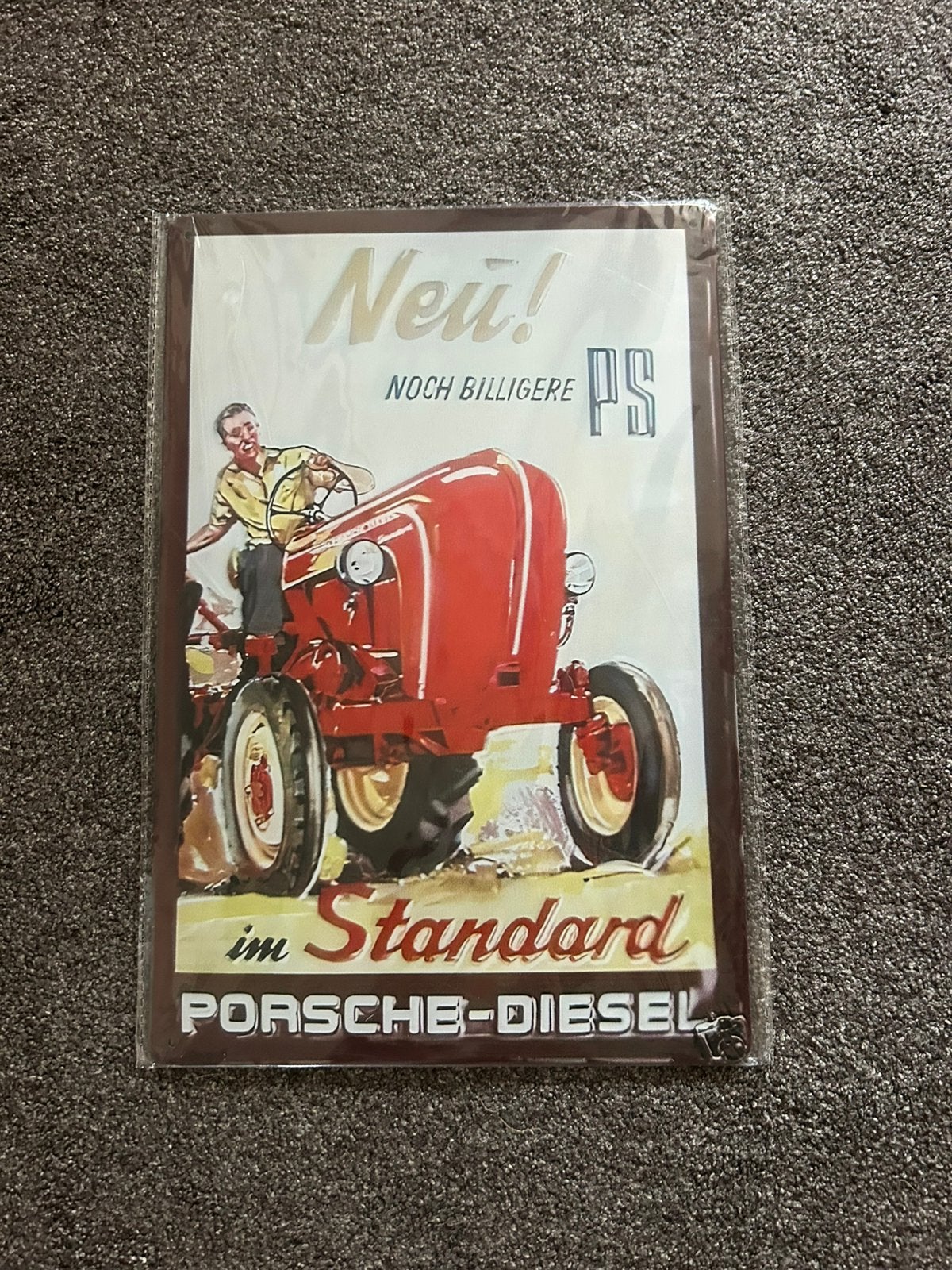 Reclamebord Porsche, Ophalen of Verzenden, Nieuw, Reclamebord