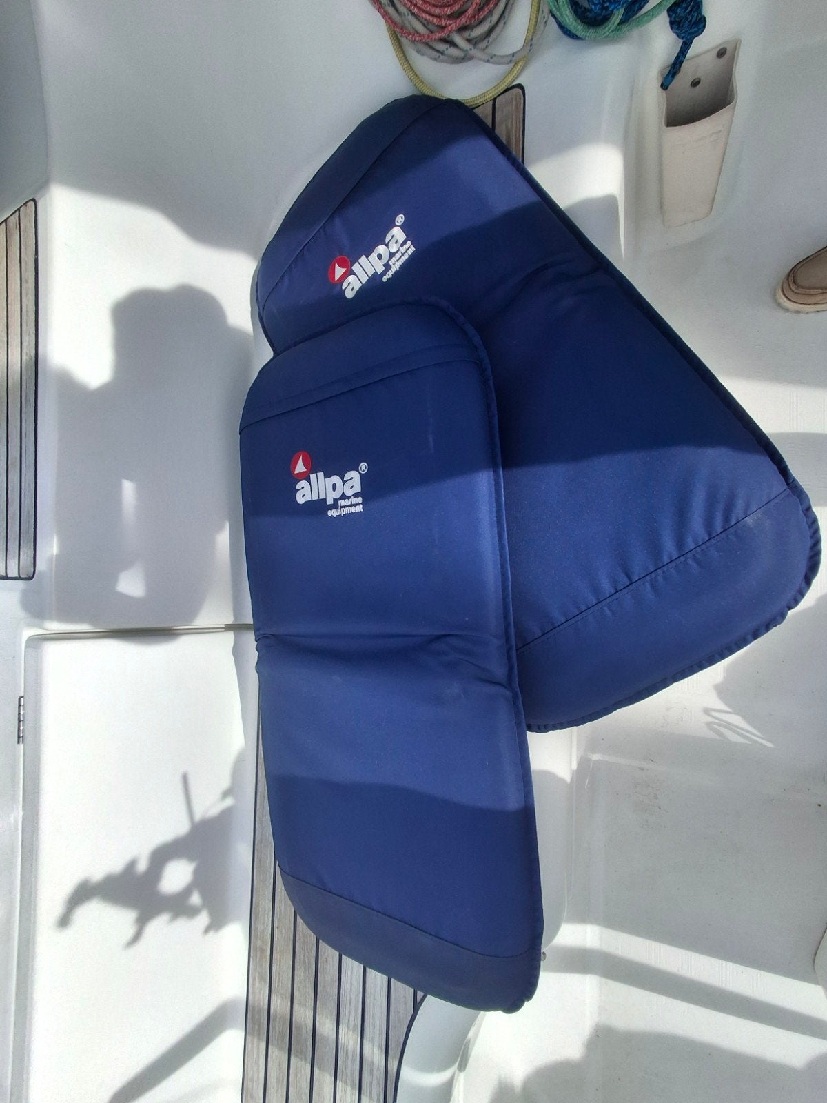 Allpa Marine Equipment Zitkussens - 2x blauw comfort seat, Ophalen, Zo goed als nieuw