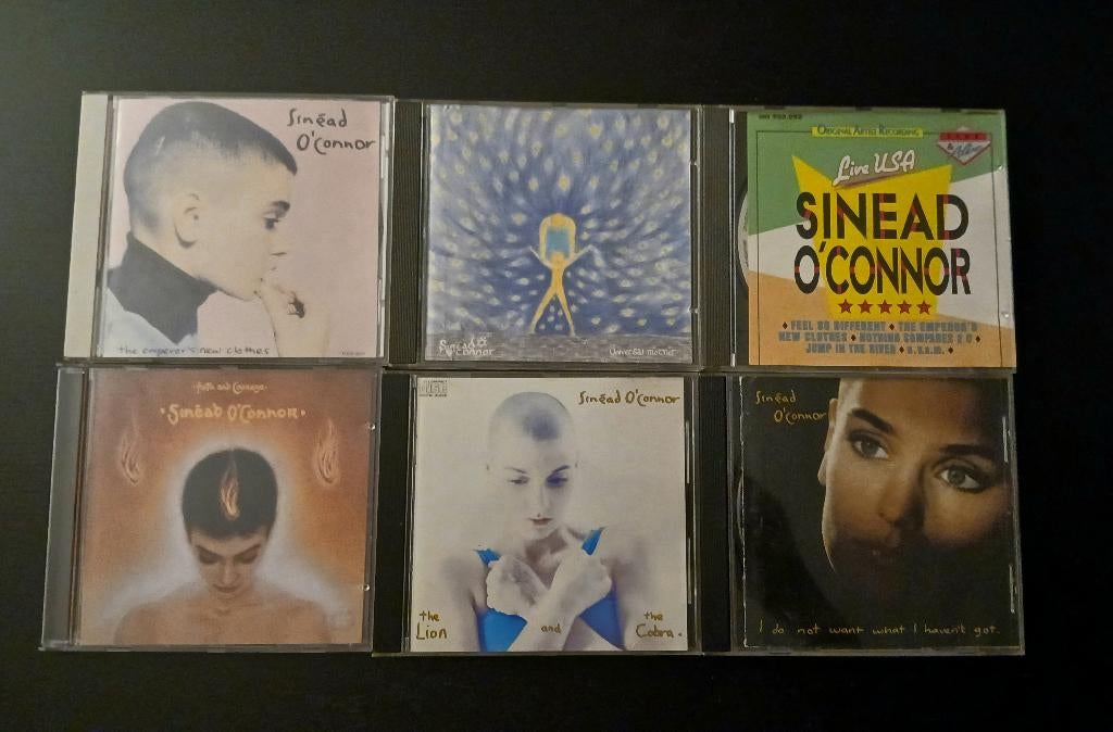 6 cd's Sinead O'Connor, Ophalen of Verzenden, 1990 - 1999, Gebruikt