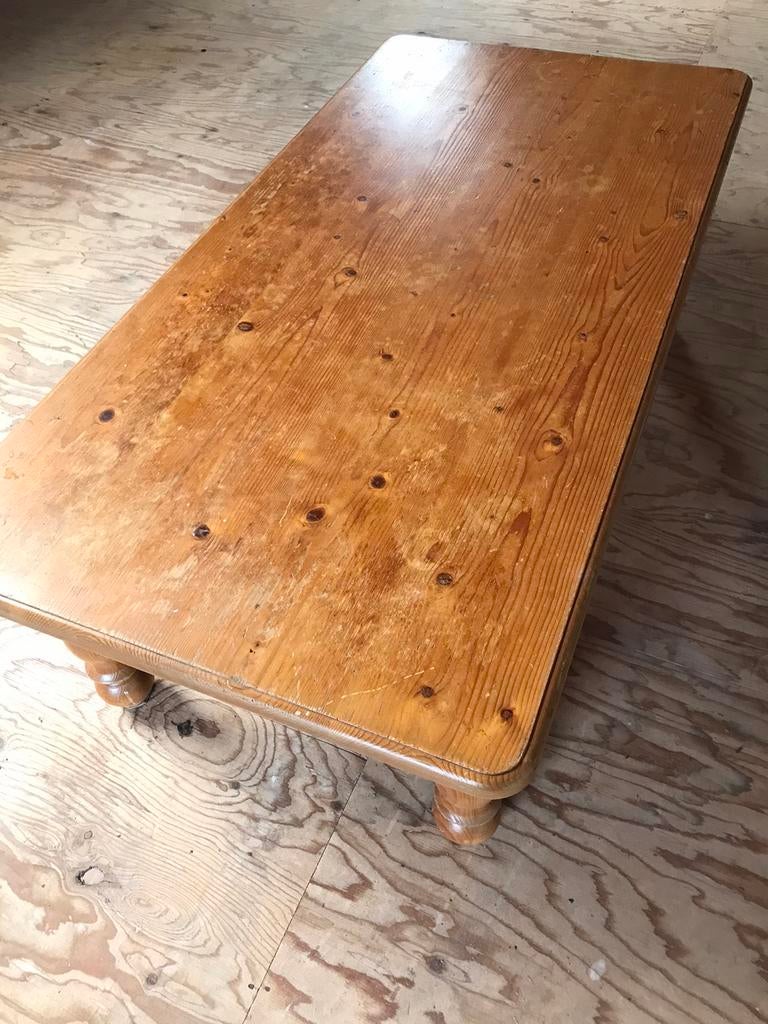 Grenen tafel, Ophalen of Verzenden, Zo goed als nieuw, Rechthoekig