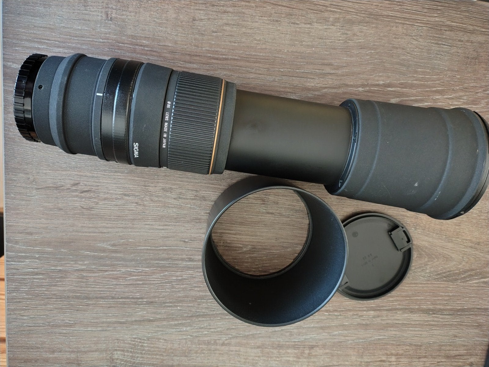 Sigma 170-500mm f/5-6.3 APO DG Telelens Sony/Minolta A-mount, Gebruikt, Sigma, 500 mm, Beschermhoes/tas