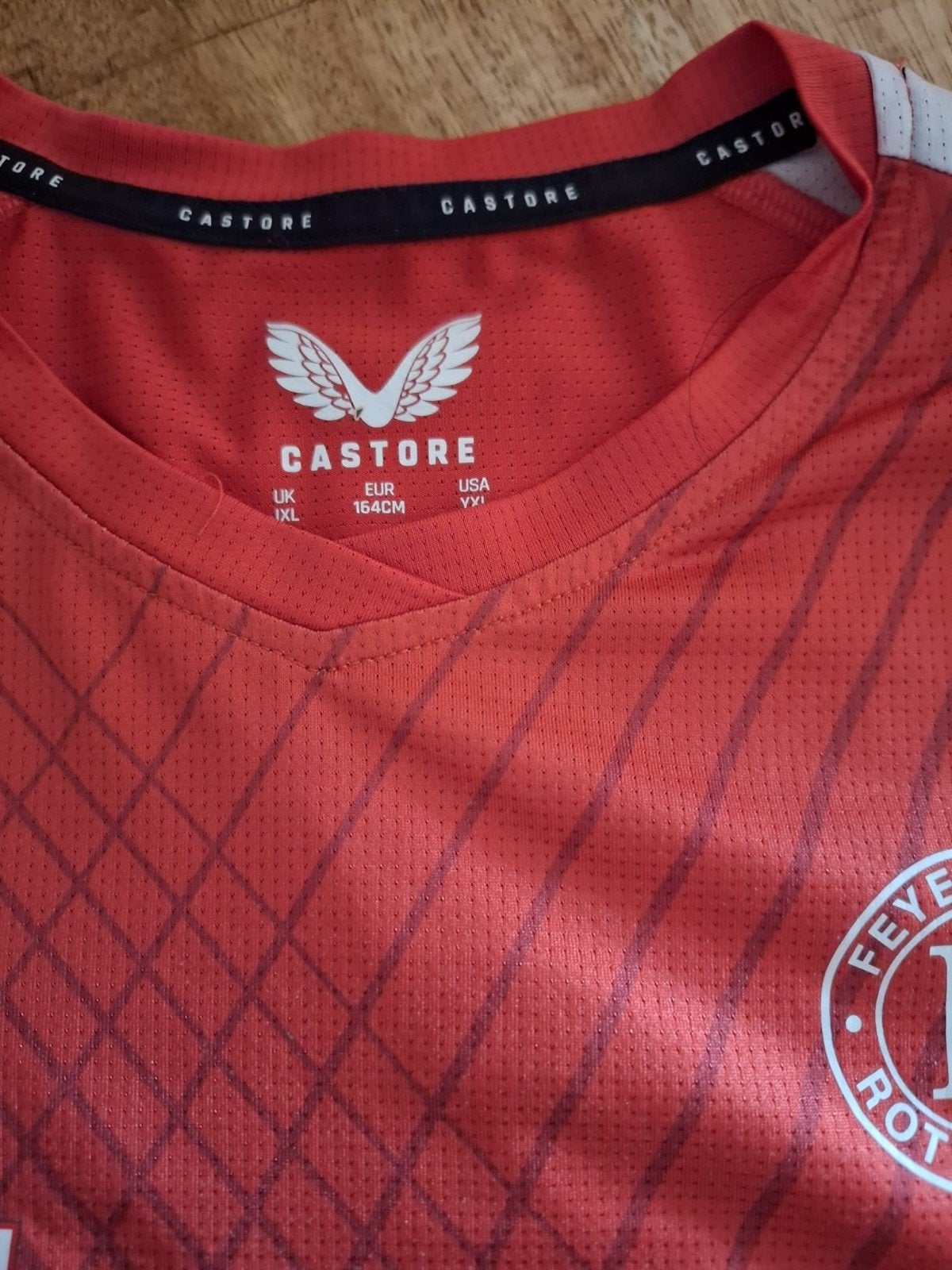 Feyenoord shirt maat 164, Maat XS of kleiner, Ophalen of Verzenden, Gebruikt, Shirt