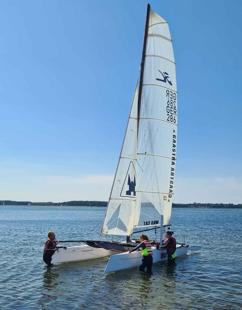 Hobie Wildcat F18 Catamaran with Trailer, Ophalen, Gebruikt, Hobie, Geen motor