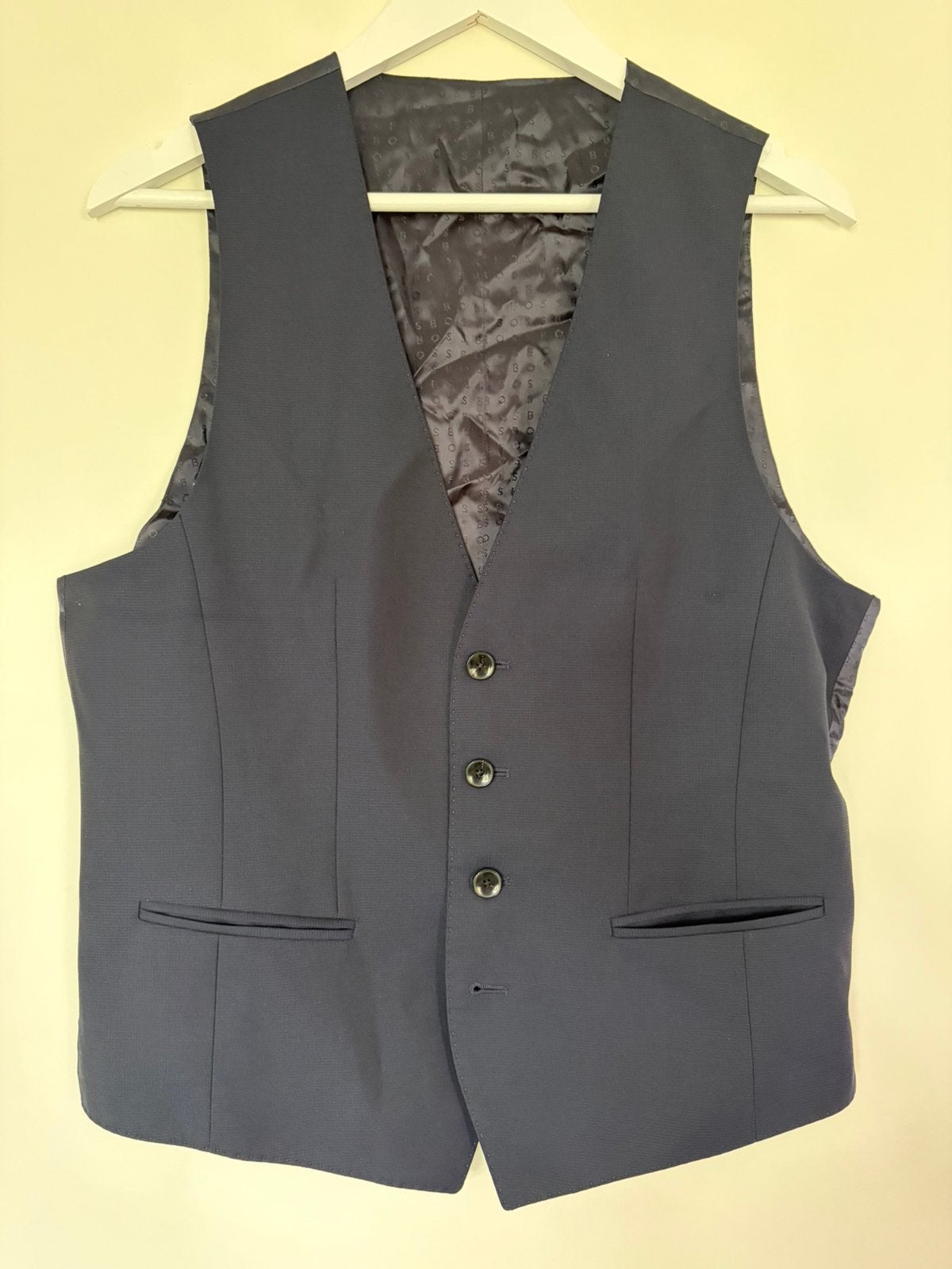 Hugo Boss gilet, maat 48, zo goed als nieuw, Ophalen of Verzenden, Zo goed als nieuw, Maat 48/50 (M), Blauw
