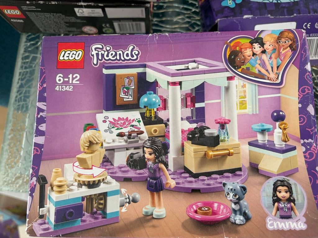 Lego Friends Emma's Kunstacademie 41342 - Nagenoeg Compleet, Ophalen of Verzenden, Zo goed als nieuw, Complete set, Lego