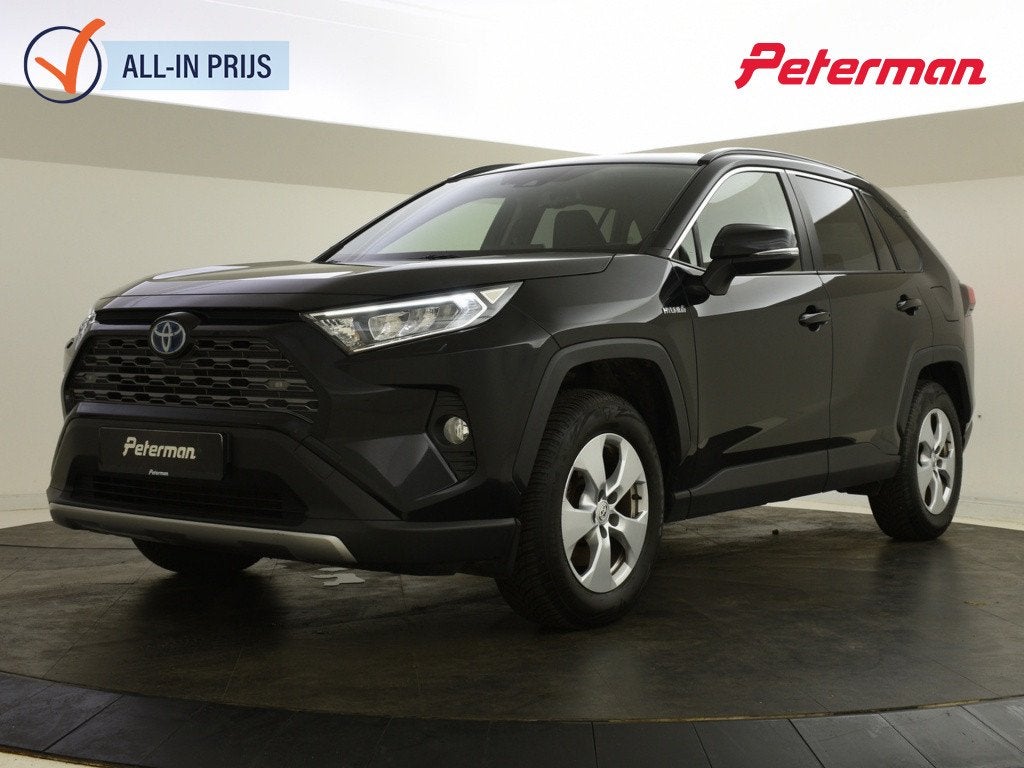 Toyota RAV4 2.5 Hybrid Business | Elektr. a. klep | Trekhaak, Gebruikt, 4 cilinders, Zwart, Bedrijf