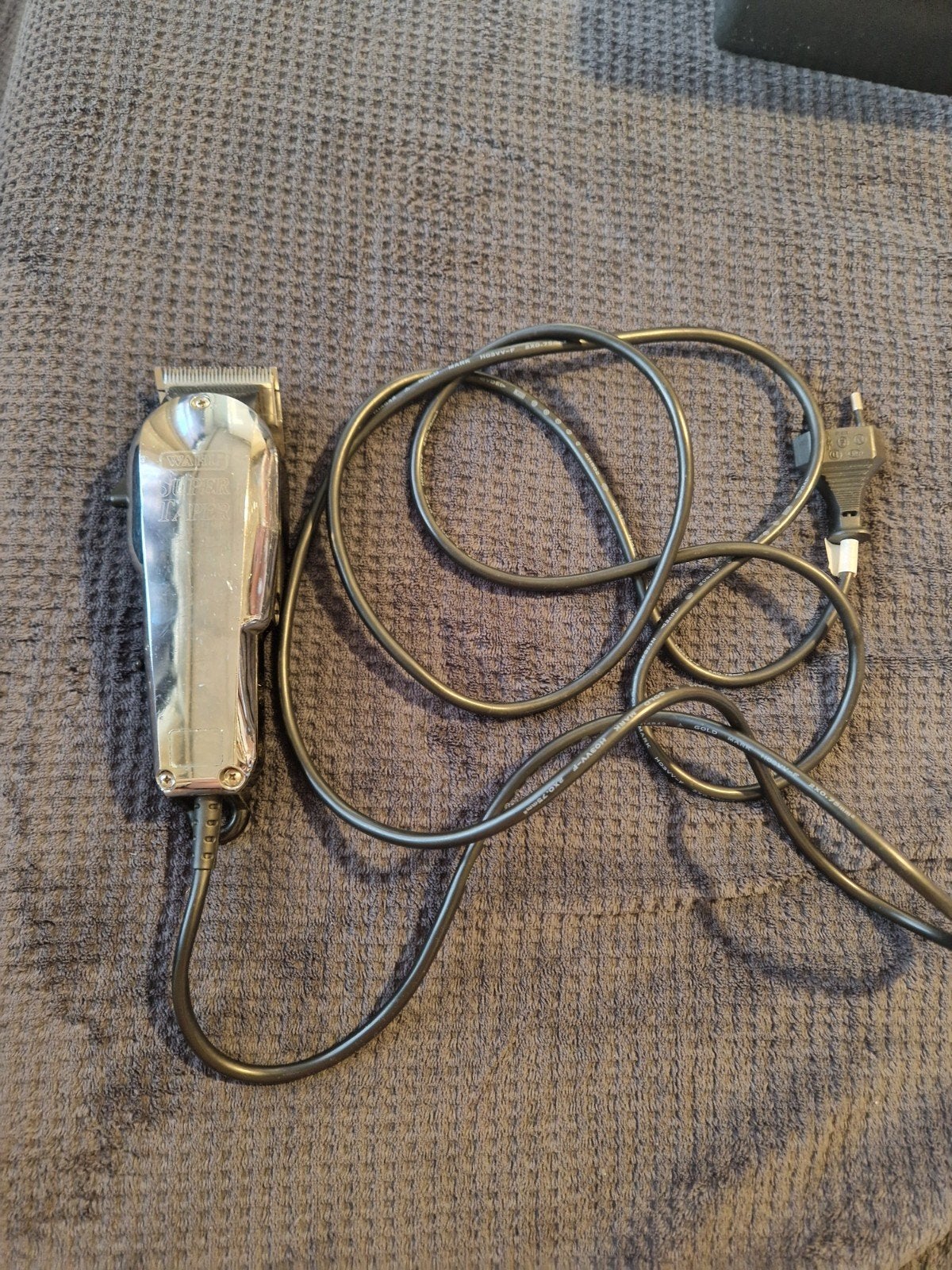 Wahl Super Taper Chrome Tondeuse - Incl. Opzet, Ophalen of Verzenden, Haarverzorging