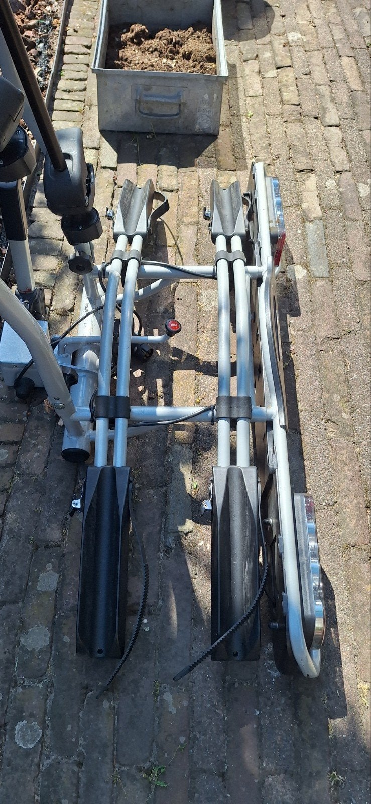 fietsendrager voor 2 fietsen., Ophalen, 2 fietsen, Gebruikt, Trekhaakdrager