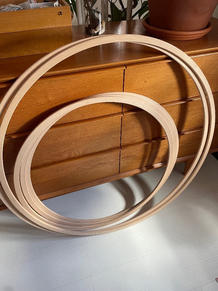 5x Houten hoepels 90&70 cm, Ophalen, Nieuw, Hoelahoep