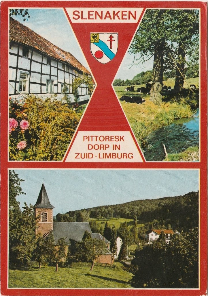 SLENAKEN Vakwerk Landschap Kerk, Verzenden, 1980 tot heden, Gelopen, Limburg