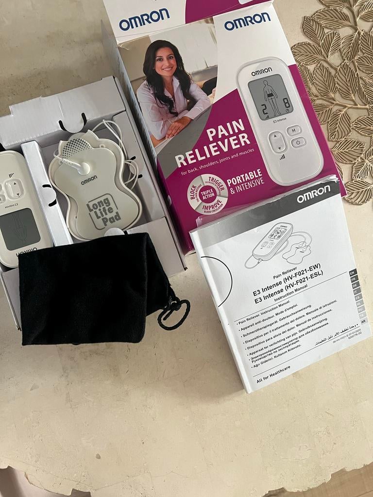 Omron Pain Reliever E3 Intense - Pijnverlichter, Ophalen of Verzenden, Zo goed als nieuw, Overige typen